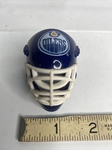 Edmonton Oilers NHL MINI CASCO/MASCHERA GOALIE PLASTICA GUMBALL - Foto 1 di 5