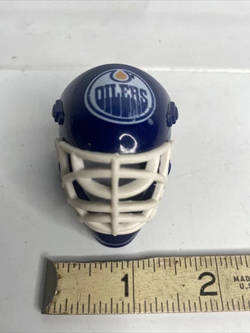 Edmonton Oilers NHL MINI GUMBALL PLASTIC GOALIE HELMET/MASK Cover