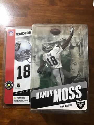 McFarlane NFL Series 11 RANDY MOSS Oakland Raiders Figure HOF Cover