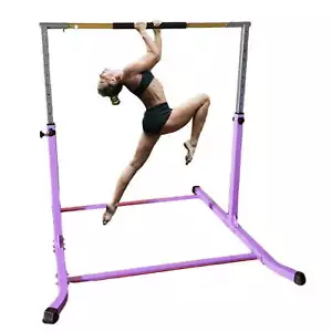 Pro-Gym Junior horizontale Stange 13 Ebenen verstellbar 3-5 Fuß lila - Bild 1 von 5