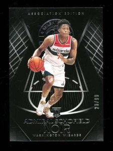 2019-20 Panini Noir Admiral Schofield #145 Rookie /99 Wizards U4106 - Picture 1 of 2