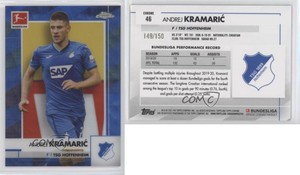 2020-21 Topps Chrome Bundesliga Blue Wave Refractor /150 Andrej Kramaric #46