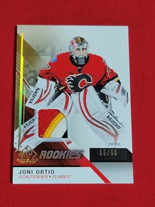 2014-15 SP Game Used Joni Ortio 59/99 Rookie Gold Spectrum Prime Patch #108
