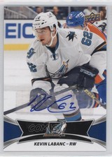 2016-17 Upper Deck AHL Auto SP Kevin Labanc #134 Rookie Auto RC