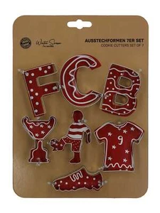 FC Bayern Múnich Cortadores De Galletas 7 Piezas Navidad - Imagen 1 de 2
