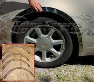 for: 1995-1998 Toyota Tercel 4Dr ONLY Fender Wheel Well Arch Trim 4Pc Stainless - Picture 1 of 6