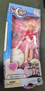 Sailor Moon MiniMoon Irwin Deluxe Doll 10" Blue Box 2001 NEW Ears Loose in Box - Picture 1 of 4