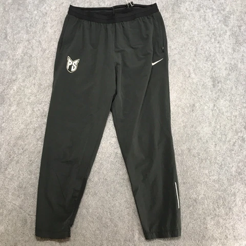 Nike Pants Womens Size M Dri-Fit Black Pull On Penn State Stretch Tapered Active Cover