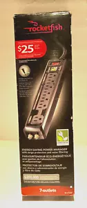 Rocketfish - 7-Outlet Power Manager With Surge Protection and Noise RF-HTS105 - Picture 1 of 10