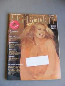 High Societi 03/1984Barbara Valentin Deutsche Ausgabe - Bild 1 von 1