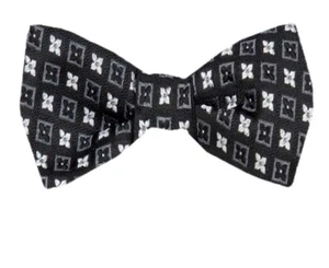Men's 100% Silk Designer Self Tie Woven Bowtie- NWT - Picture 1 of 3
