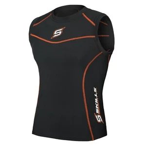 Men's Compression Armor Base Layer Top Running Gym Sleeveless Sports Skin Shirt - Picture 1 of 12