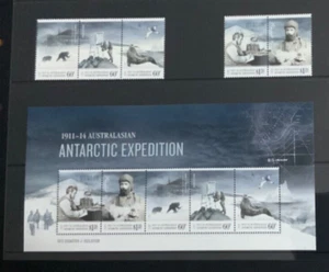 AAT: 2012  cent of antarctic expedition****MUH**** M/S PLUS SET OF 5 - Bild 1 von 1