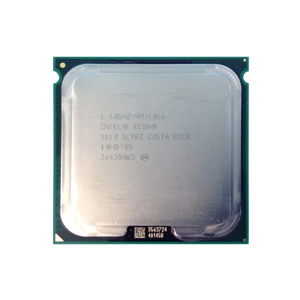 Intel Xeon 5110 1.6GHz SL9RZ Socket 771 Dual-Core Server CPU - Image 1 of 1