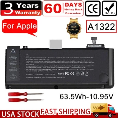 Batería A1322 para Apple MacBook Pro 13" A1278 mediados de 2009 2010 2011 2012 NUEVA 63,5Wh Foto 1 de 4