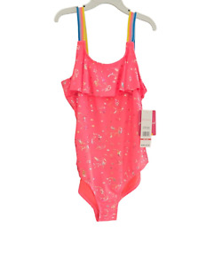 Maillot de bain rose platine filles 14/16 licorne néon corail maillots de bain eau soleil