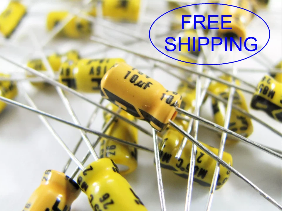 ILLINOIS CAPACITOR (10x) 15uF - 16VDC - Radial Aluminum Electrolytic Capacitors - Illinois Cap
