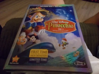 PINOCCHIO DVD 70TH ANNIVERSARY BRAND NEW SEALED - Image 1 of 2