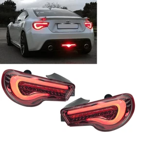 Toyota 86 Subaru BRZ FRS LED Tail Light Valenti Sequential Clear Red USDM 13-24 - Picture 1 of 8