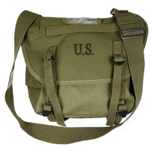 US Army M1961 Military Green Outdoor Tactical Shoulder Bag Canvas Messenger Bag - Picture 1 of 10