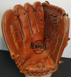 Guante de béisbol Newport 3010 10 jóvenes cuero crudo construido a medida Taiwán acción flexible LHT - Imagen 1 de 7