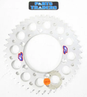 Piñón trasero de aluminio Renthal 43T Beta 240/250/260 Trials Techo Zero Rev 3 Foto 1 de 2