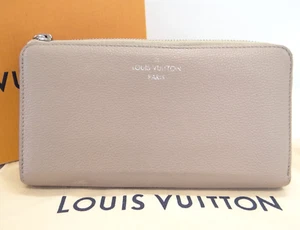 LOUIS VUITTON Portefeuille Comet L-Shaped Zipper Long Wallet M60147 Beige France - Picture 1 of 22