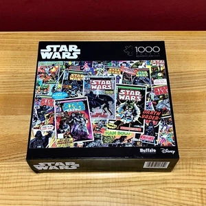 Star Wars 1000 Piece Comic Book Collage Puzzle by Buffalo Games Disney NEW - Picture 1 of 2