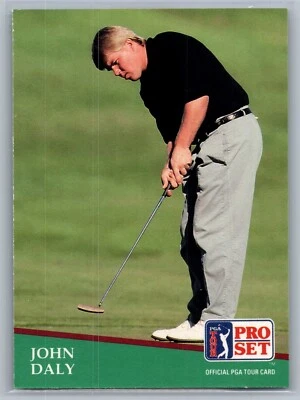 Juego profesional 1991 - John Daly #93 (RC) - HOF CASI NUEVO *TARJETAS DE TEXTO* Foto 1 de 2