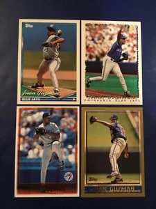 1994 1995 1997 1998 Topps #181 #290 #458 #352 Juan Guzman Lot 4 Blue Jays WS MVP - Picture 1 of 1