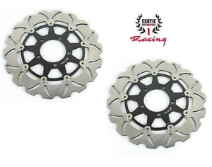  2 Front Brake Discs Rotors for Kawasaki Ninja ZX14R ZX1400 ZZR1400 2006-2022 - Picture 1 of 6