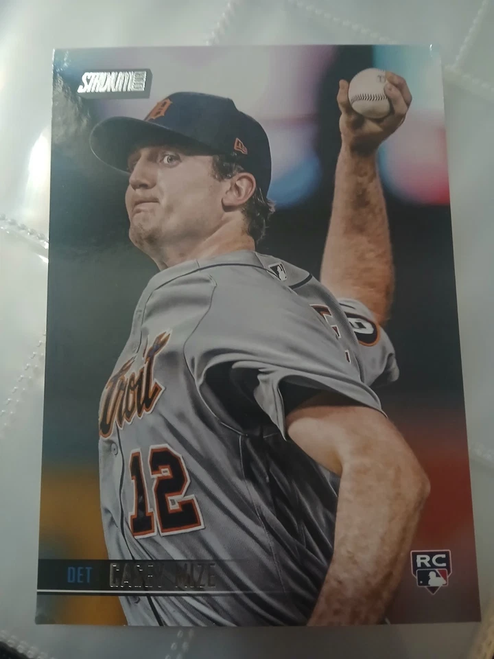 2021 Topps Stadium Club - Casey Mize #OBCM RC OVERSIZED BOX TOPPER ROOKIE CARD - Image 1 of 2