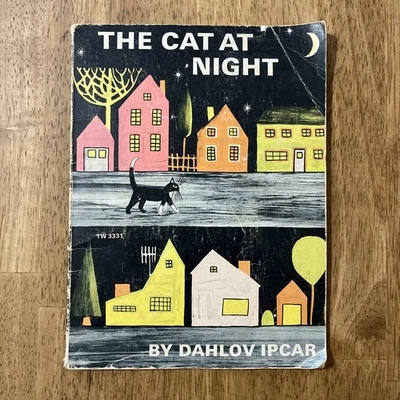 The Cat at Night by Dahlov Ipcar - 1969 Paperback First Edition? 6th Printing - Image 1 of 4