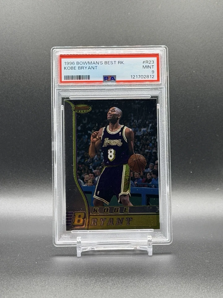 1996-97 年 Bowman's Best #R23 科比布莱恩特 RC PSA 9 — 第 1/2 张图片