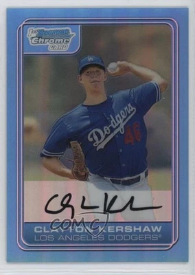2013 Bowman Blue Sapphire 1st Bowman Card Reprints Clayton Kershaw #DP84 - Image 1 of 2
