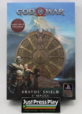 God of War Kratos' Shield 5" Replica - Loot Crate Exclusive New/Sealed - Image 1 of 4