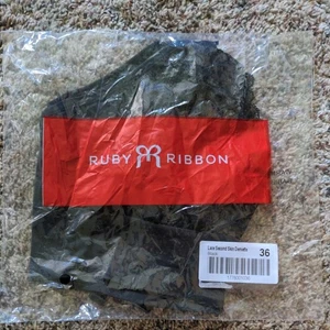 Ruby Ribbon Second Skin Lace Demiette- In Black Sz 36 #1776 NEW! - Picture 1 of 5