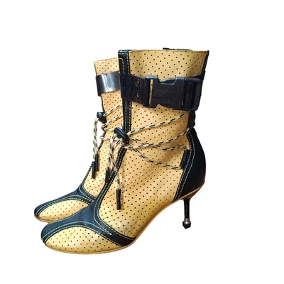 Baldinini Mujer Amarillo Kill Bill Zapatos Estilo Foto 1 de 4