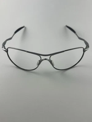 Marco Oakley Crosshair plomo plateado solo versión OO4060-22 2012 RARO Foto 1 de 4