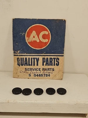 Lot Of 5 1967-1974 Pontiac Chevy GMC Cruise Control Button NOS GM 6465784 OEM  - Image 1 of 4