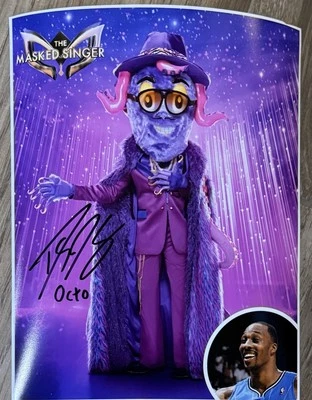 Dwight Howard Signed 11x14 Masked Singer Octopus Octo Photo Picture NBA Proof - Image 1 of 4