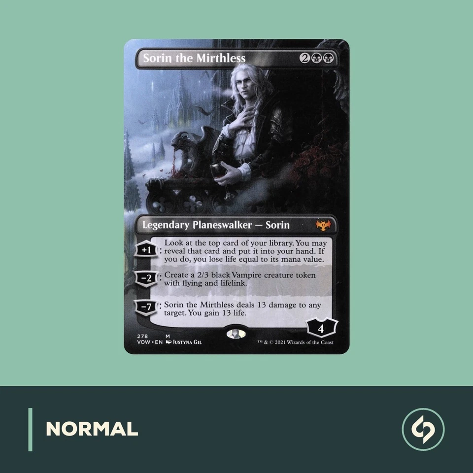 MTG | Sorin the Mirthless V1 | SHOWCASE | CRIMSON VOW | NM | EN | MAGIC - Bild 1 von 1