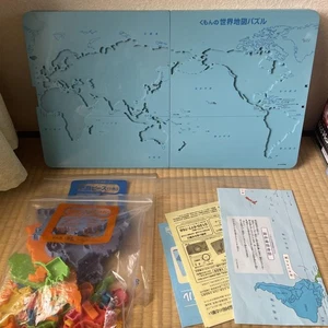 Puzzle Mapa del Mundo Kumon 85 piezas Mapa Educativo 3D para Niños Usado - Imagen 1 de 6