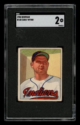 Bowman Set-Break #148 Early Wynn 1950 SGC 2 bueno Foto 1 de 3