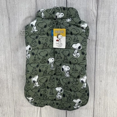 Abrigo Snoopy Puffer para Perro XL Cacahuetes Berkshire Invierno Verde Mascota Chaqueta Forrada de Vellón Foto 1 de 4