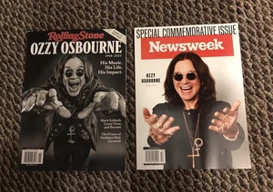 OZZY OSBOURNE 1948-2025 - ROLLING STONE + NEWSWEEK - TRIBUTE EDITION - 2025 - Picture 1 of 5