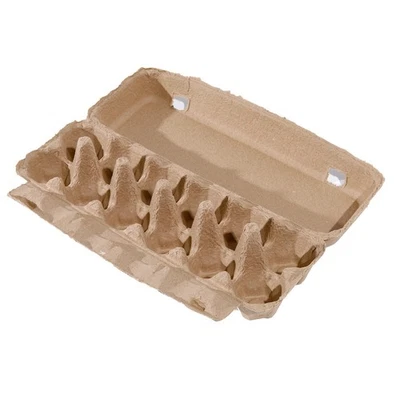AUSMESE 90 x Brand New Natural/Rustic 12 Slots Biodegradable Eco Egg Carton