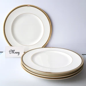 Wedgwood Clio Dinner Plate 4 pcs 27cm/10.6" Born China UK - Picture 1 of 4