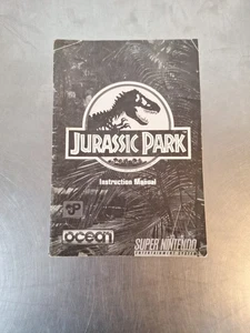 Super Nintendo SNES Manual Only Jurassic Park - Picture 1 of 4