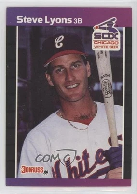 1989 Donruss Steve Lyons (*Denotes on Back) #253 - Image 1 of 2